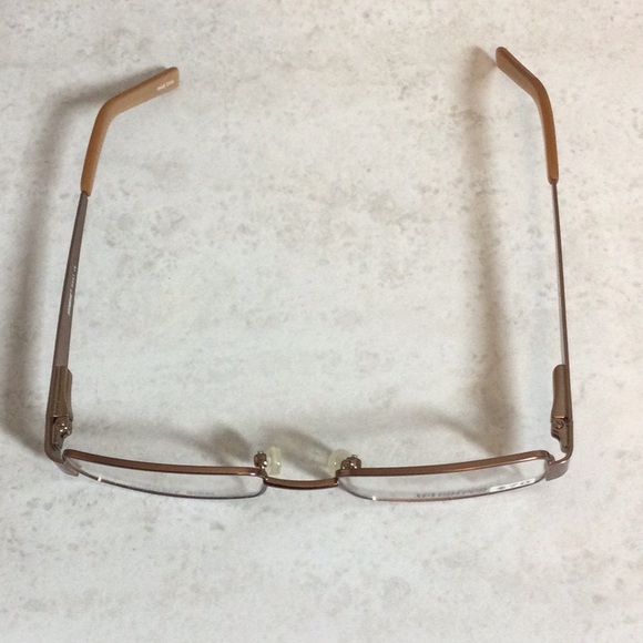 NWT Seventeen copper retro metal eyeglasses new old stock - Picture 3 of 16